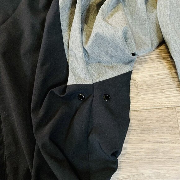 Billabong Jacket Mens Large Black Grey Hooded Stretch Full Zip Platinum X - Picture 9 of 15